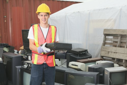 Eco-friendly recycling center for furniture disposal