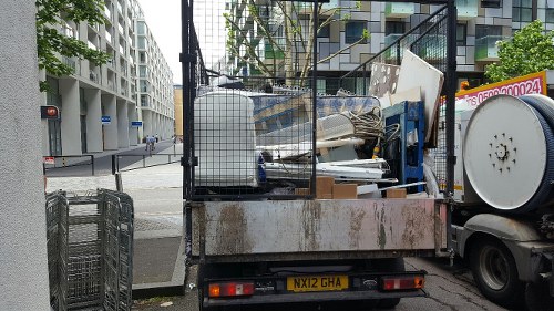 Before and after loft clearance in Forestgate